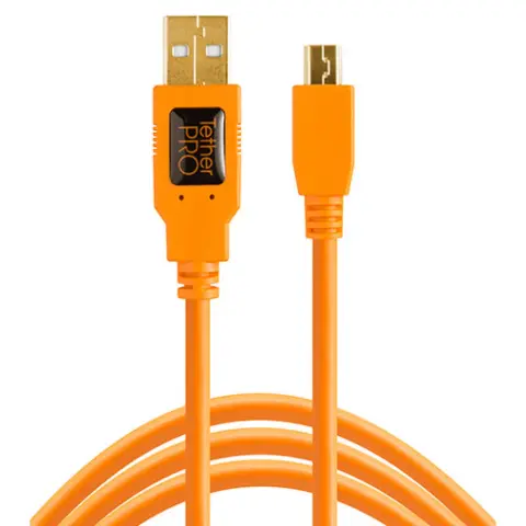 TETHERTOOLS Starter Tethering Kit USB 2.0 Type-A to Micro-B 5-Pin narancs