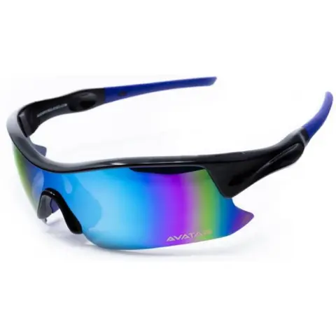 AVATAR SUNGLASSES Shield sunglasses with polarized lenses black