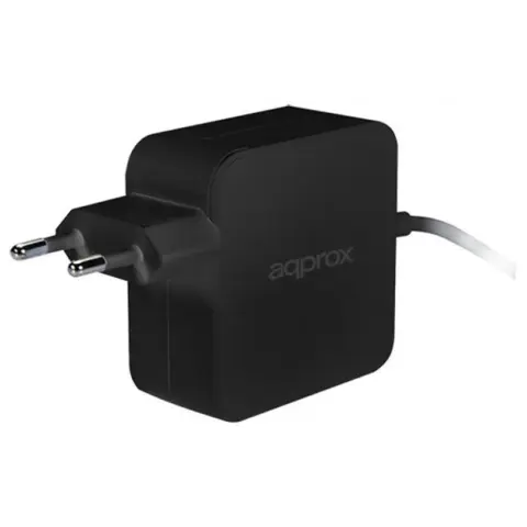 APPROX Mains charger USB-C 1.1m cable 65W black