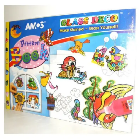 AMOS Glass Deco sablonkönyv üvegfestéshez