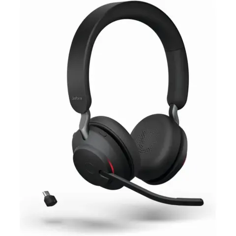 JABRA Evolve2 65 UC USB-C fekete