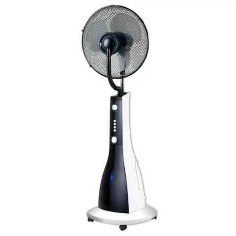 TOO MF-002W-MC Párásító álló ventilátor fekete-fehér