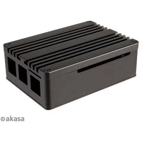 AKASA Pro Raspberry Pi4 fém ház fekete