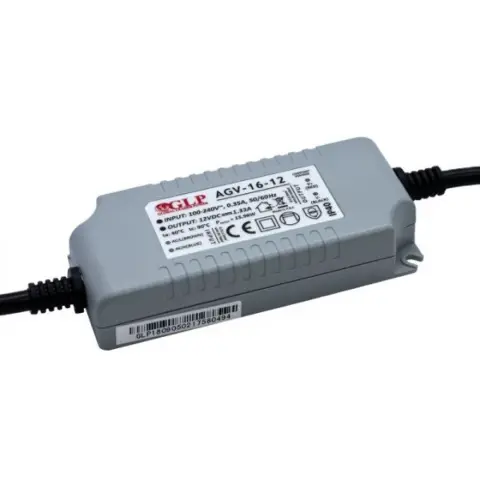 GLP AGV-16-12 15.96W 12V 1.33A IP40 LED tápegység