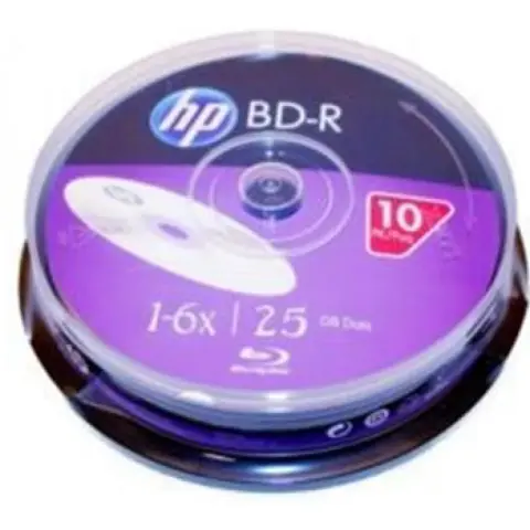HP BD-R 25GB 6x hengeres 10db