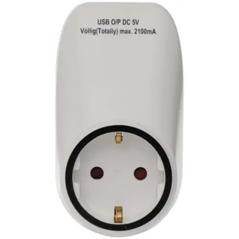 EMOS P0072 Fali aljzat 2x USB fehér