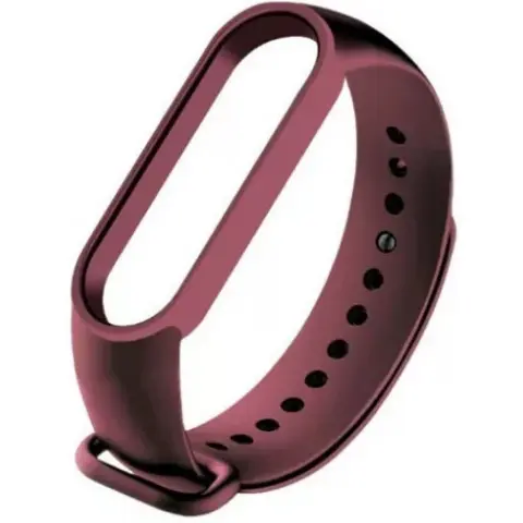 XIAOMI Mi Band 5 szilikon szíj bordó