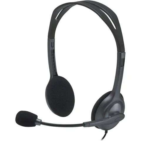 LOGITECH Stereo Headset H111 črn