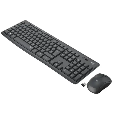 LOGITECH MK295 Silent žica bez miš i tastatura set madžarski namjena - crno