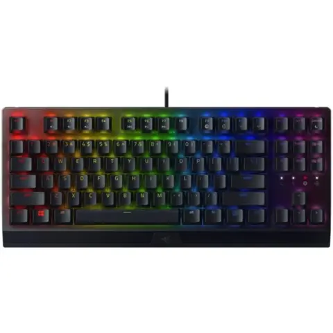 RAZER BlackWidow v3 Tenkeyless Green Switch UK Angol fekete