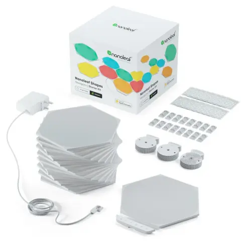 NANOLEAF NL42-6002HX-15PK Hexagons Starter Kit 15 panel
