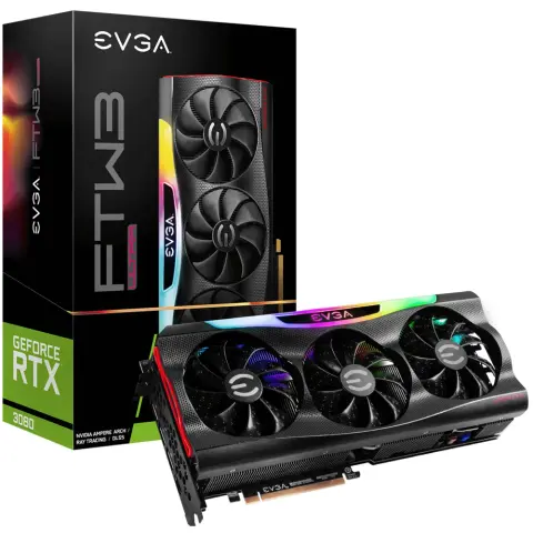 EVGA 10G-P5-3897-KR GeForce RTX 3080 10GB GDDR6X FTW3 ULTRA GAMING PCIE