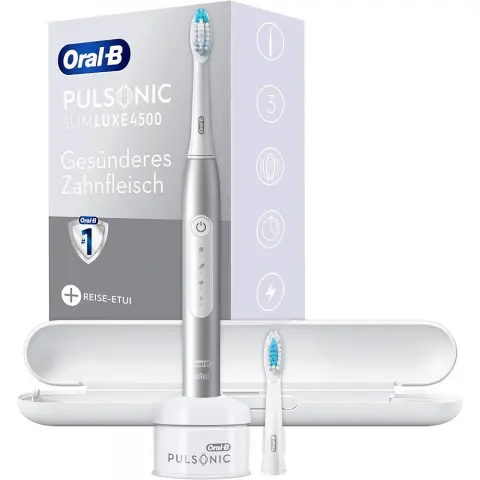 ORAL-B Pulsonic Slim Luxe 4500 Elektromos fogkefe platina