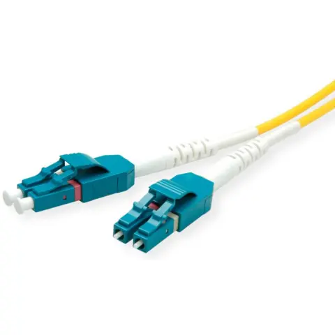 ROLINE Fiber Optic LC Összekötő Sárga 10m 21.15.8789