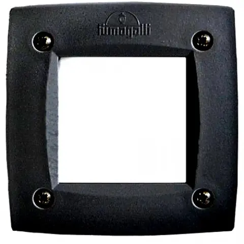 FUMAGALLI LETI 100 SQUARE ST LED 3W GX53 ugradbena vanjska zidna svjetiljka crna
