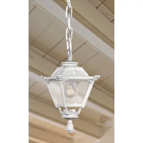 FUMAGALLI SICHEM/GOLIA E27 outdoor pendant light white