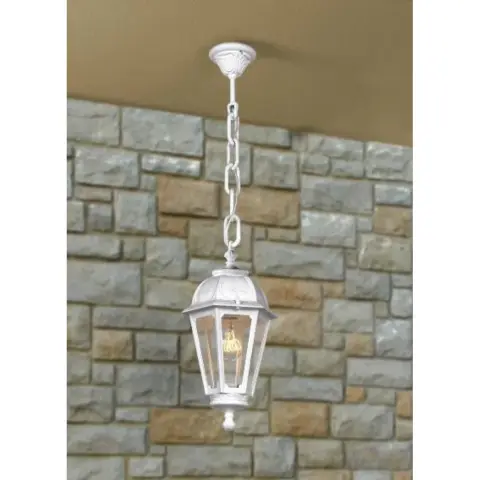 FUMAGALLI SICHEM/SABA E27 outdoor pendant light white