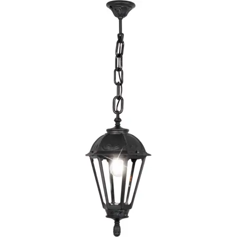 FUMAGALLI SICHEM/SALEM E27 outdoor pendant light black