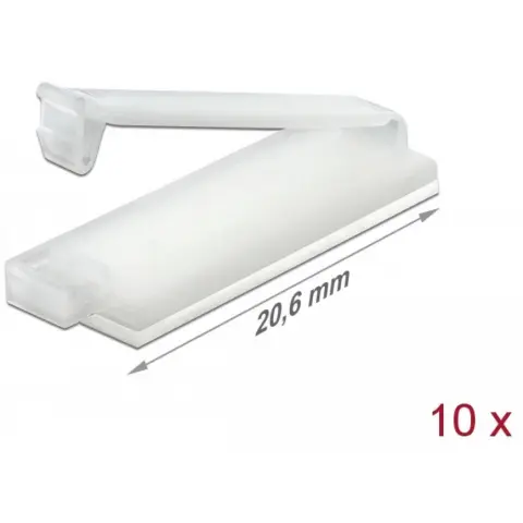 DELOCK Kábelrendező Átlátszó 2cm 60181