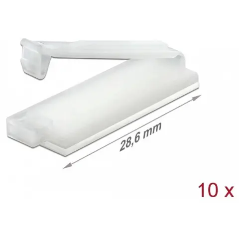 DELOCK Kábelrendező Átlátszó 3cm 60182