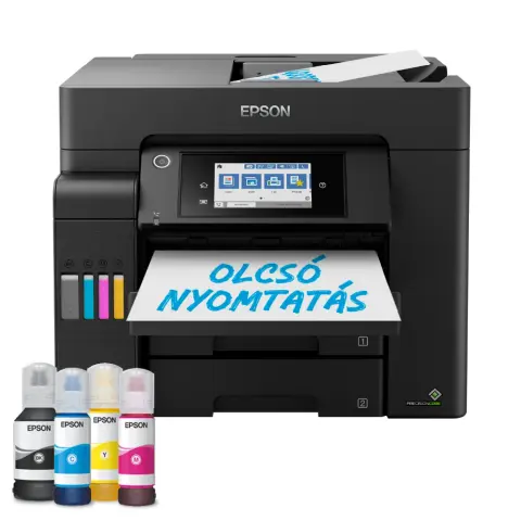EPSON EcoTank L6550 színes MFP Duplex WiFi/USB/LAN 14 000/5200 oldal tintával