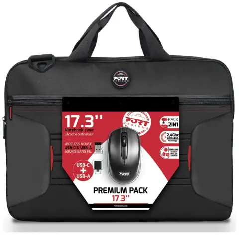 PORT DESIGNS Premium Pack 17.3" fekete