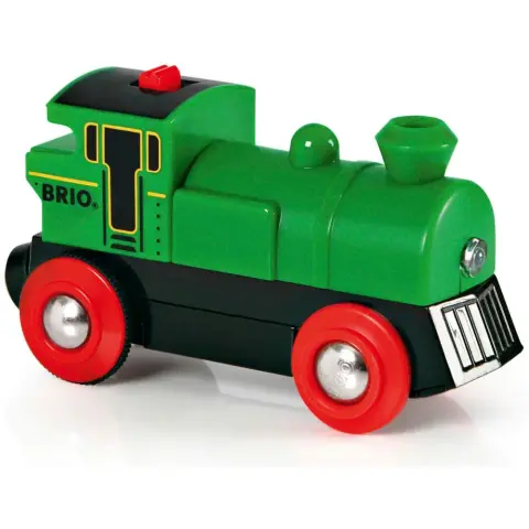 BRIO Elemes-motoros fa gőzmozdony LED világítással