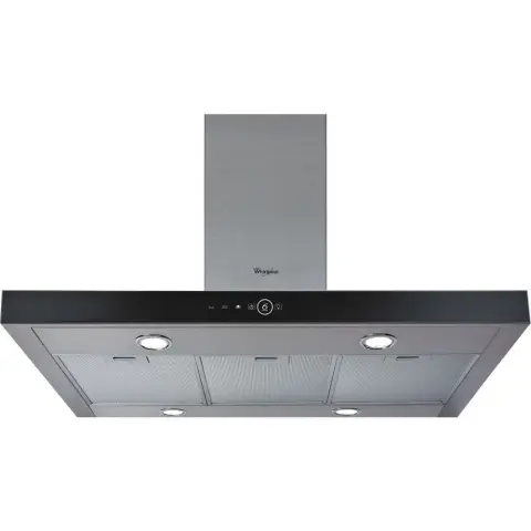 WHIRLPOOL AKR 504 IX Páraelszívó mennyezetre szerelhető SZIGET ezüst / fekete
