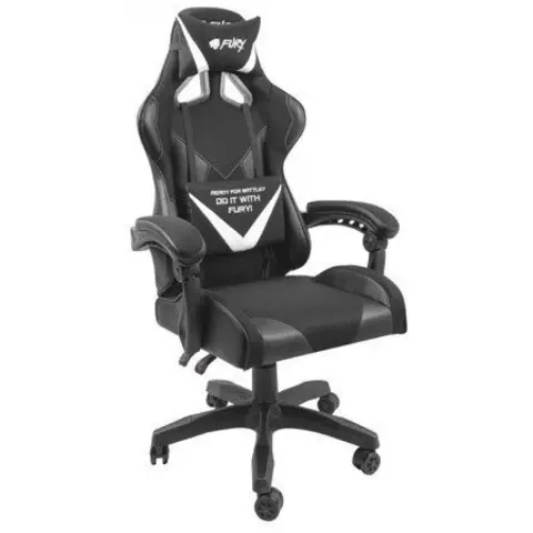 NATEC AVENGER L Gamer szék fekete - fehér