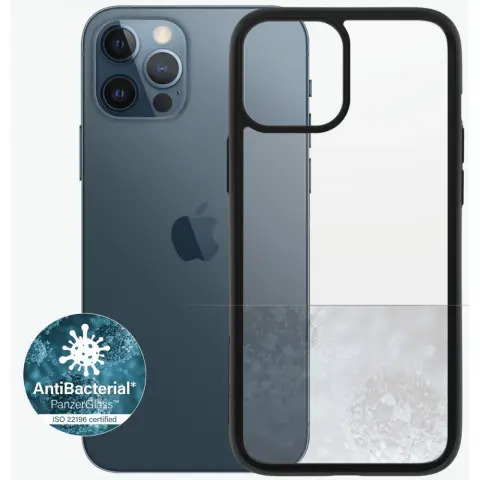 PANZERGLASS ClearCase Back Cover iPhone 12 Pro Max crno-prozirna