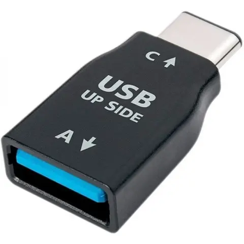AUDIOQUEST USB 3.0 USB 3.0 Type C Átalakító Fekete 3cm TYPECUSBAD