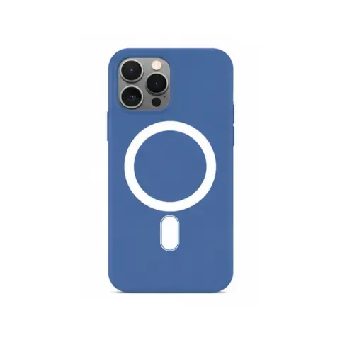 CELLECT Magnetni silikonski ovitek za iPhone 12 Pro moder