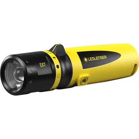 LEDLENSER EX7 Robbanásbiztos ATEX lámpa fekete-sárga