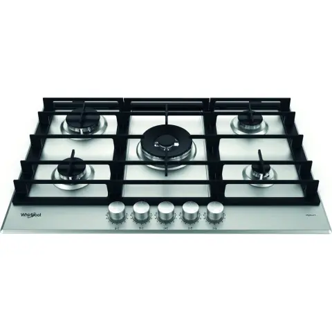 WHIRLPOOL GMWL 728/IXL independently built-in gas hob 5 cooking zones stainless steel