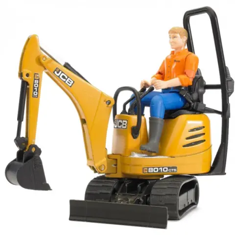 BRUDER JCB Mikro Kotrógép figurával