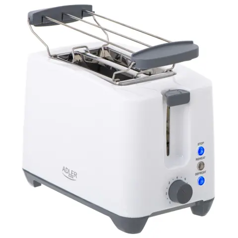 ADLER AD 3216 Kenyérpirító 2 szeletes 1000W fehér