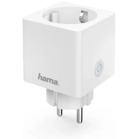 HAMA 176575 PAMETNA WIFI Mini utičnica s mjeračem potrošnje bijela