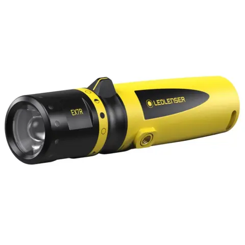 LEDLENSER EX7R Robbanásbiztos ATEX lámpa fekete-sárga