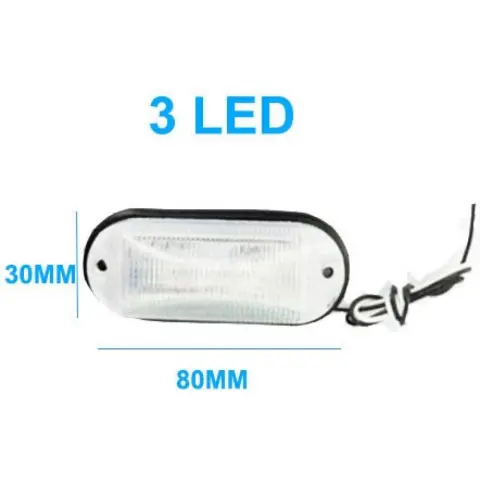 HD AE-LA569W 12-24V indicator de lățime/indicator de poziție alb