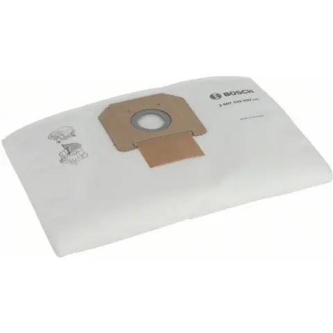 BOSCH 2607432037 Gyapjú szűrőtasak GAS 35 számára 5db/cs fehér