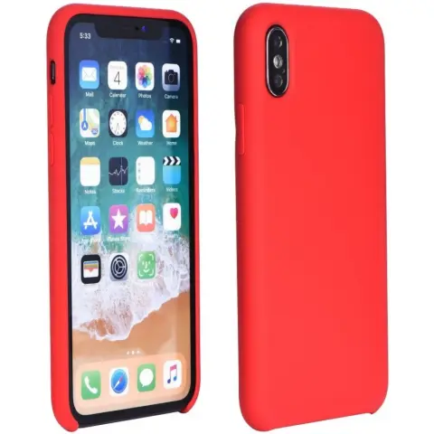 FORCELL Szilikon hátlaptok Huawei P Smart (2020) piros