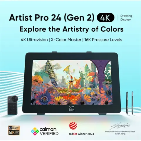 XP-PEN Artist 24 Grafikus kijelző