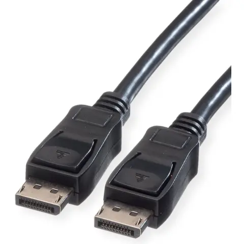 VALUELINE DisplayPort 1.2/1.2a Összekötő Fekete 1m 11.99.5601