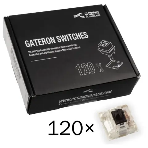 GLORIOUS Gateron Black Switch (120db)