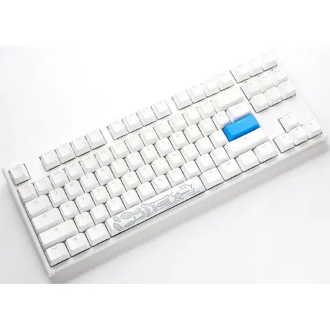 DUCKYCHANNEL ONE 2 RGB TKL MX Silent Red Magyar fehér