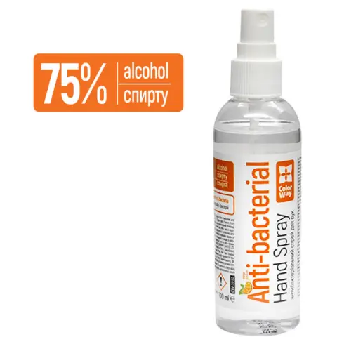 COLORWAY CW-3912 alcohol-based hand sanitizer 100 ml orange