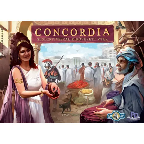 PD-GAMES Concordia Sestertiusszal kikövezett utak társasjáték