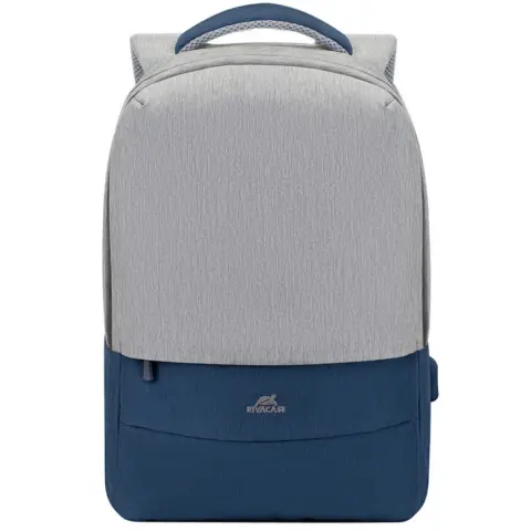 RIVACASE 7562 Anti-theft Laptop backpack 15.6" sivo-moder