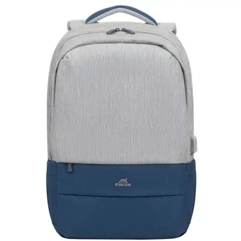 RIVACASE 7567 Anti-theft Laptop backpack 17.3" sivo-moder