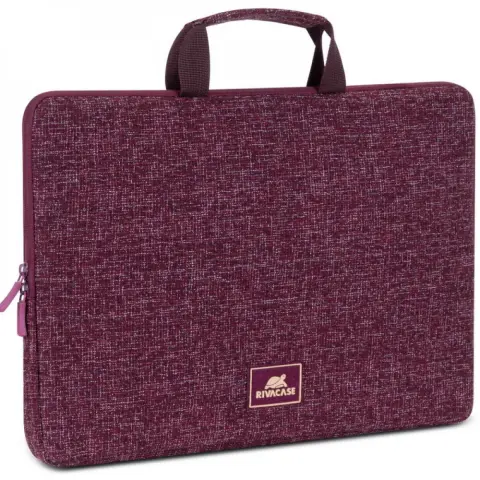 RIVACASE 7913 Laptop sleeve with handles 13.3" burgundy